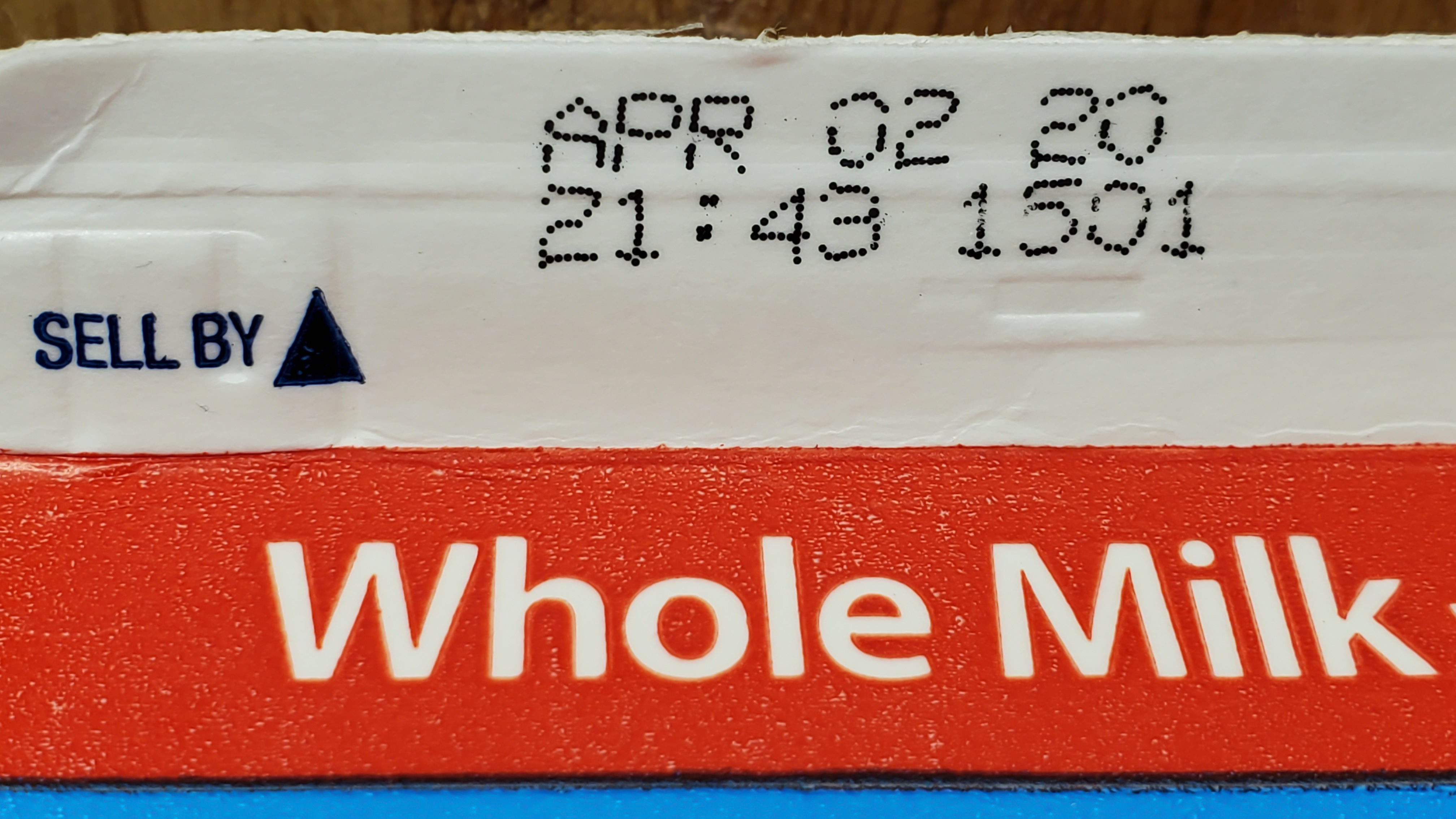 Example of sell by date