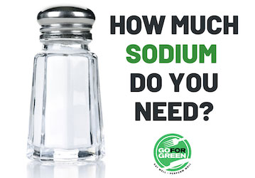 How much sodium do you need  Go for Green logo 