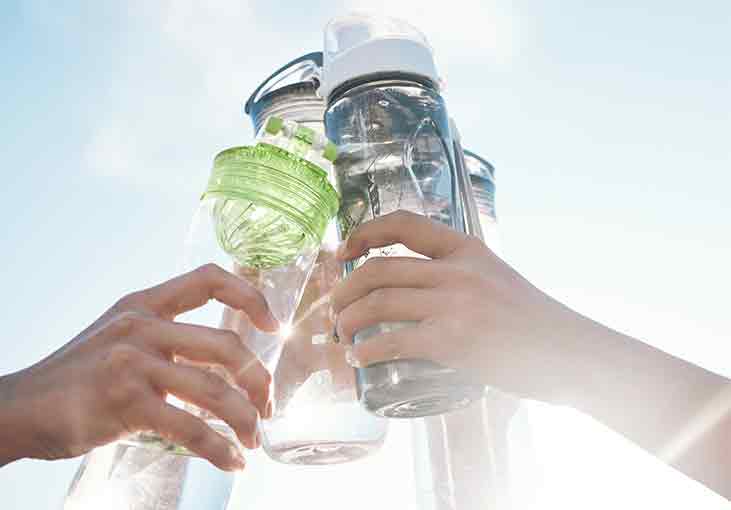 water bottle cheers